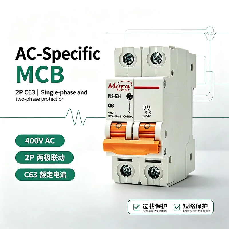 2P AC MCB trip curve