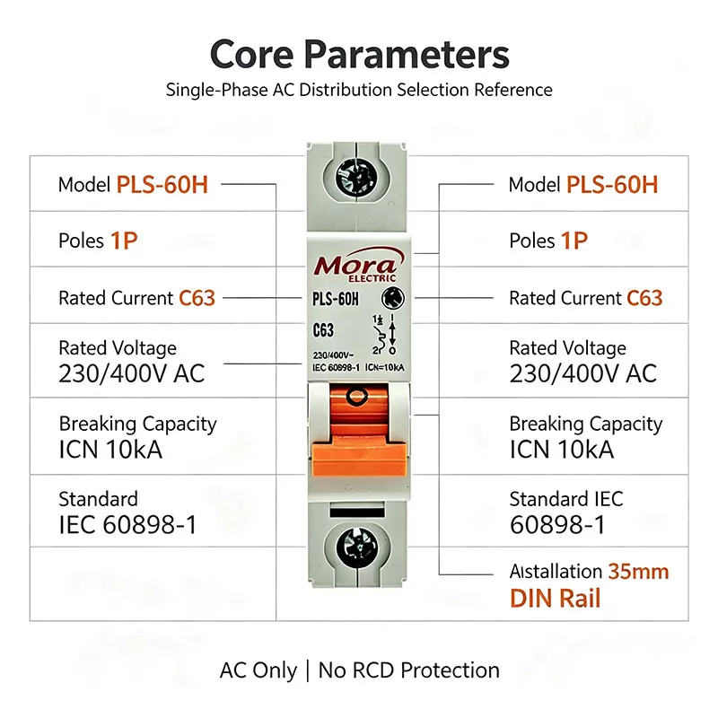 1P AC Miniature Circuit Breaker