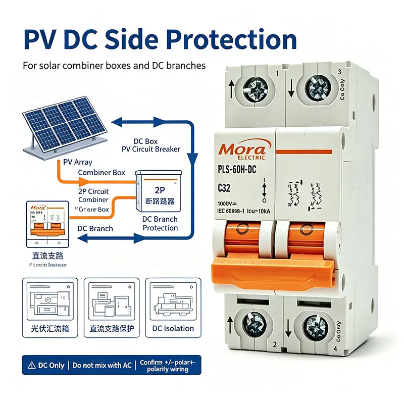 2P DC Miniature Circuit Breaker