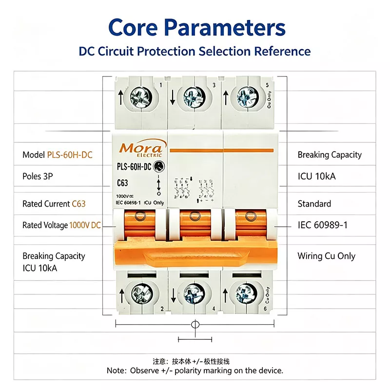 3P DC Miniature Circuit Breaker