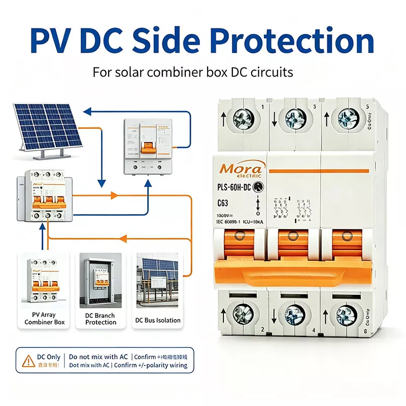 3P DC Miniature Circuit Breaker