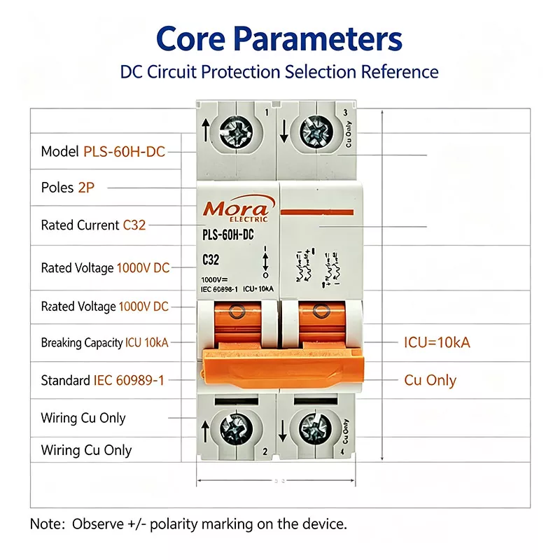 2P DC Miniature Circuit Breaker