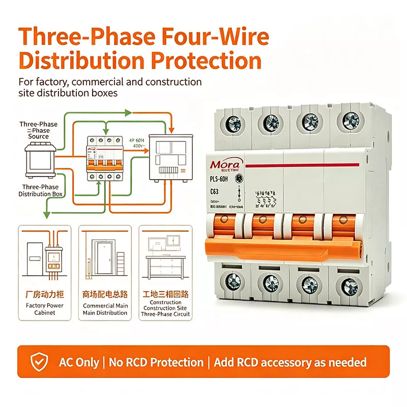 4P AC Miniature Circuit Breaker