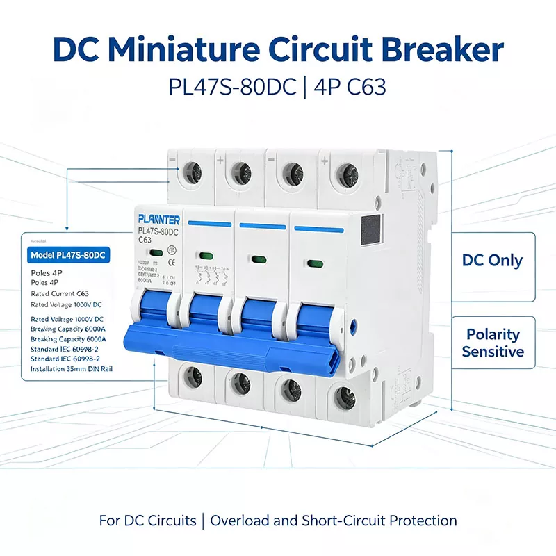 80DC DC Miniature Circuit Breaker