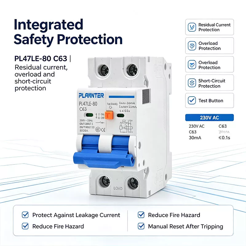 RCBO Residual Current Circuit Breaker