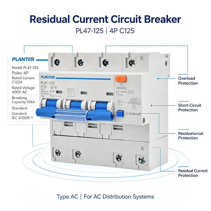 125A High Current RCBO