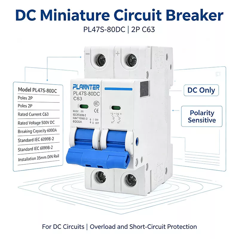 80DC DC Miniature Circuit Breaker