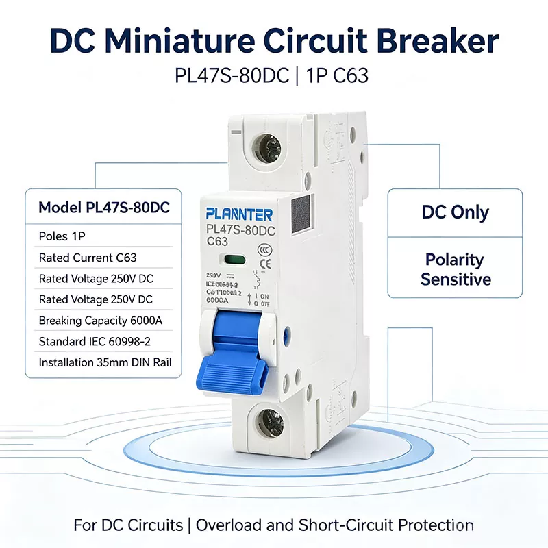 80DC DC Miniature Circuit Breaker